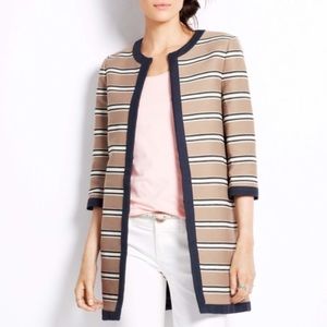 Ann Taylor Rail Stripe Topper Coat
